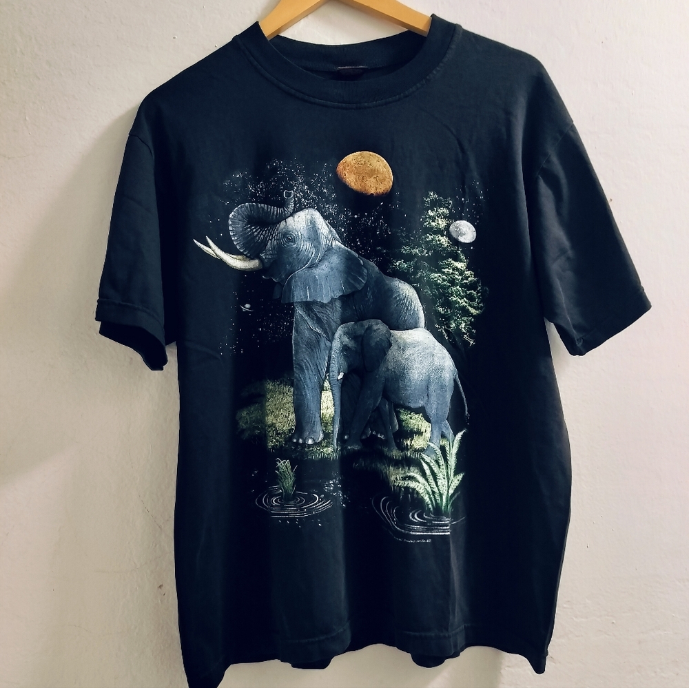 Elephants graphic print T-shirt